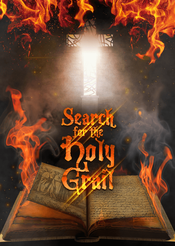 Poster for "Search for the Holy Grail" at Ipswich Escape Rooms